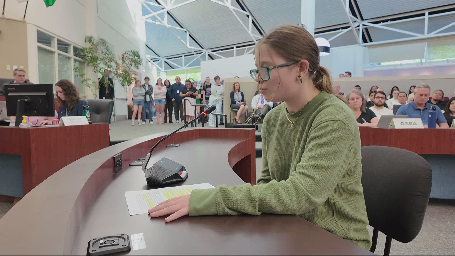 Students at Gresham High School demand action from school leaders and the district to keep their classmates safe.