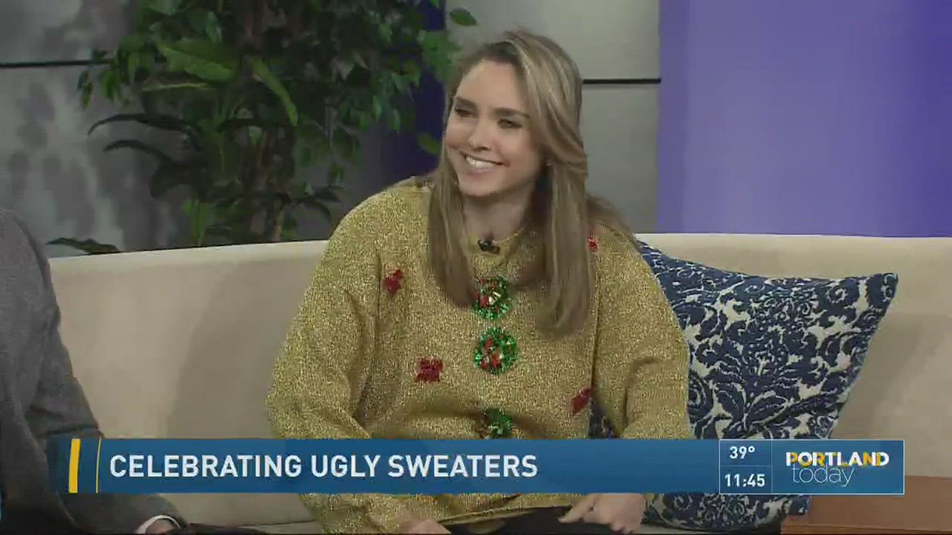 Portland Today's ugly sweater challenge
