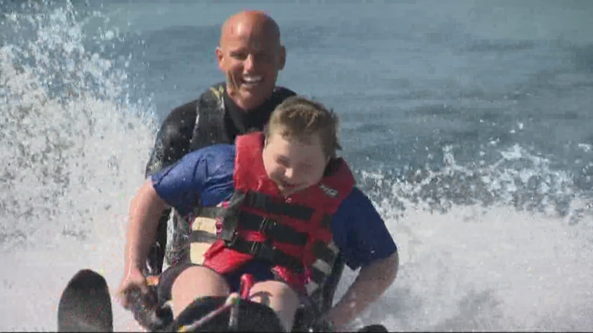 Adults with disabilities were able to experience water sports that most of us take for granted. The event was put on by "Imagine Possibilities."