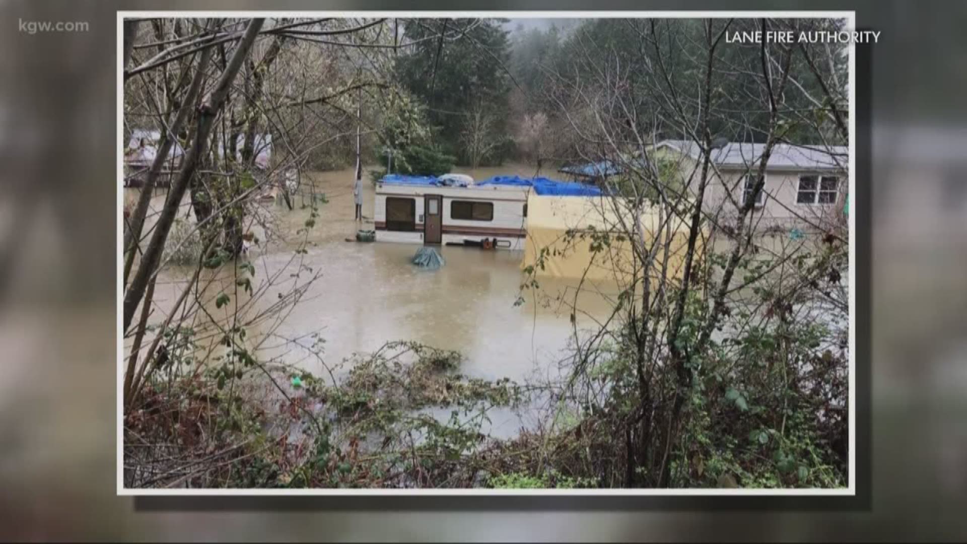 Flooding in Lane County spurred evacuations.