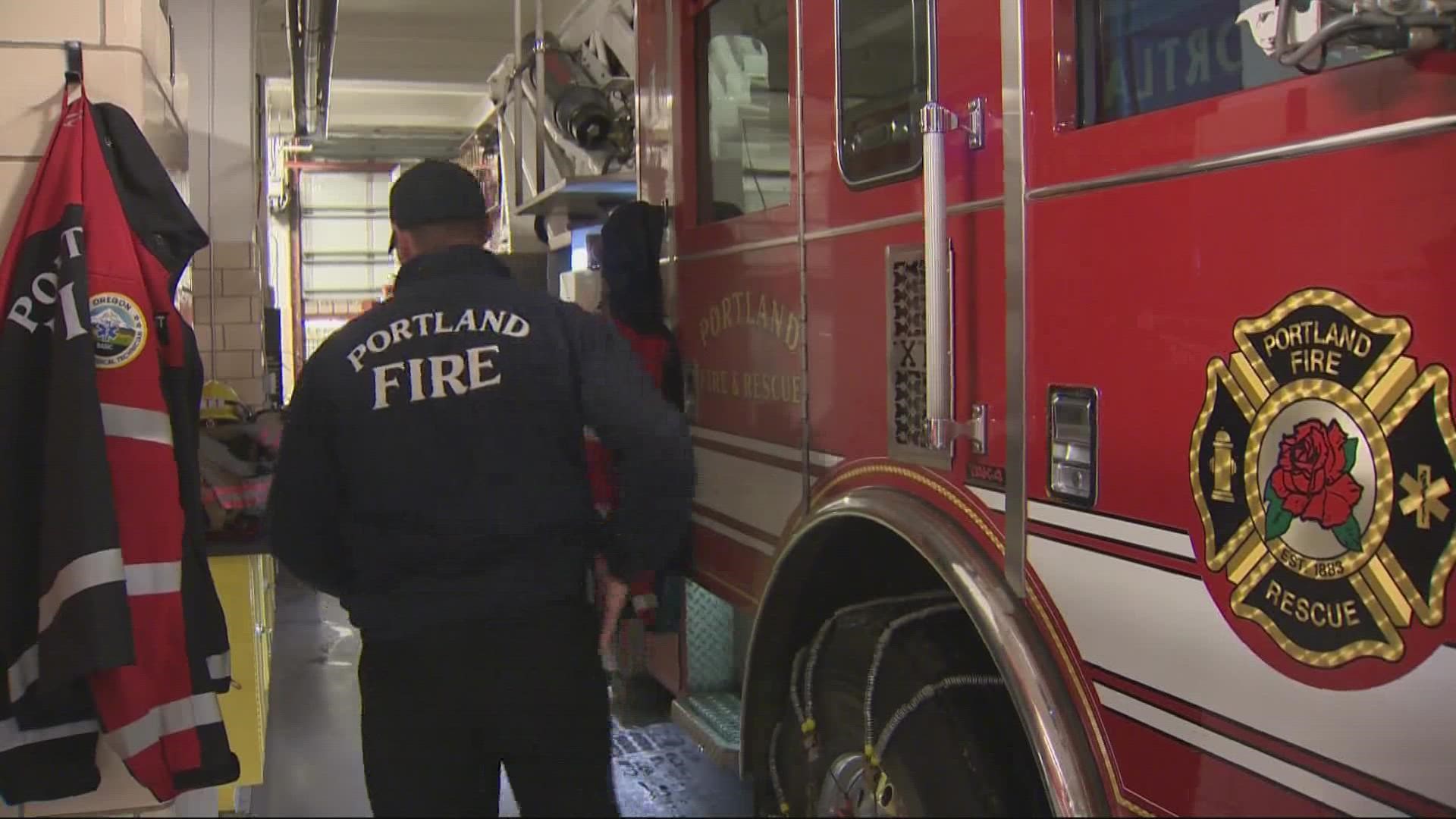 In response to years of escalating crime, Portland Fire & Rescue is fitting firefighters for ballistic gear and writing a policy for when crews would wear it.