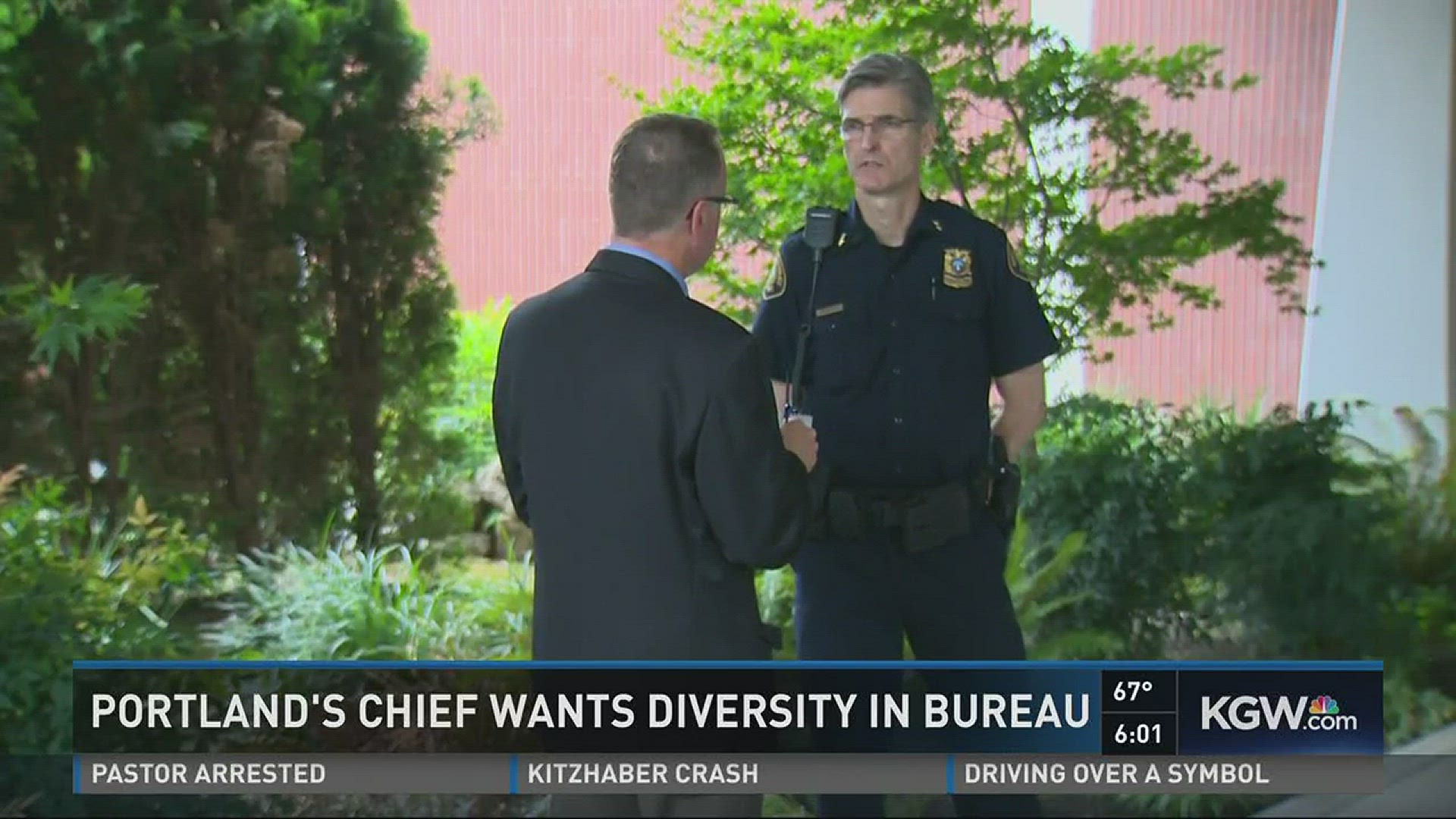 Portland police chief wants diversity in bureau