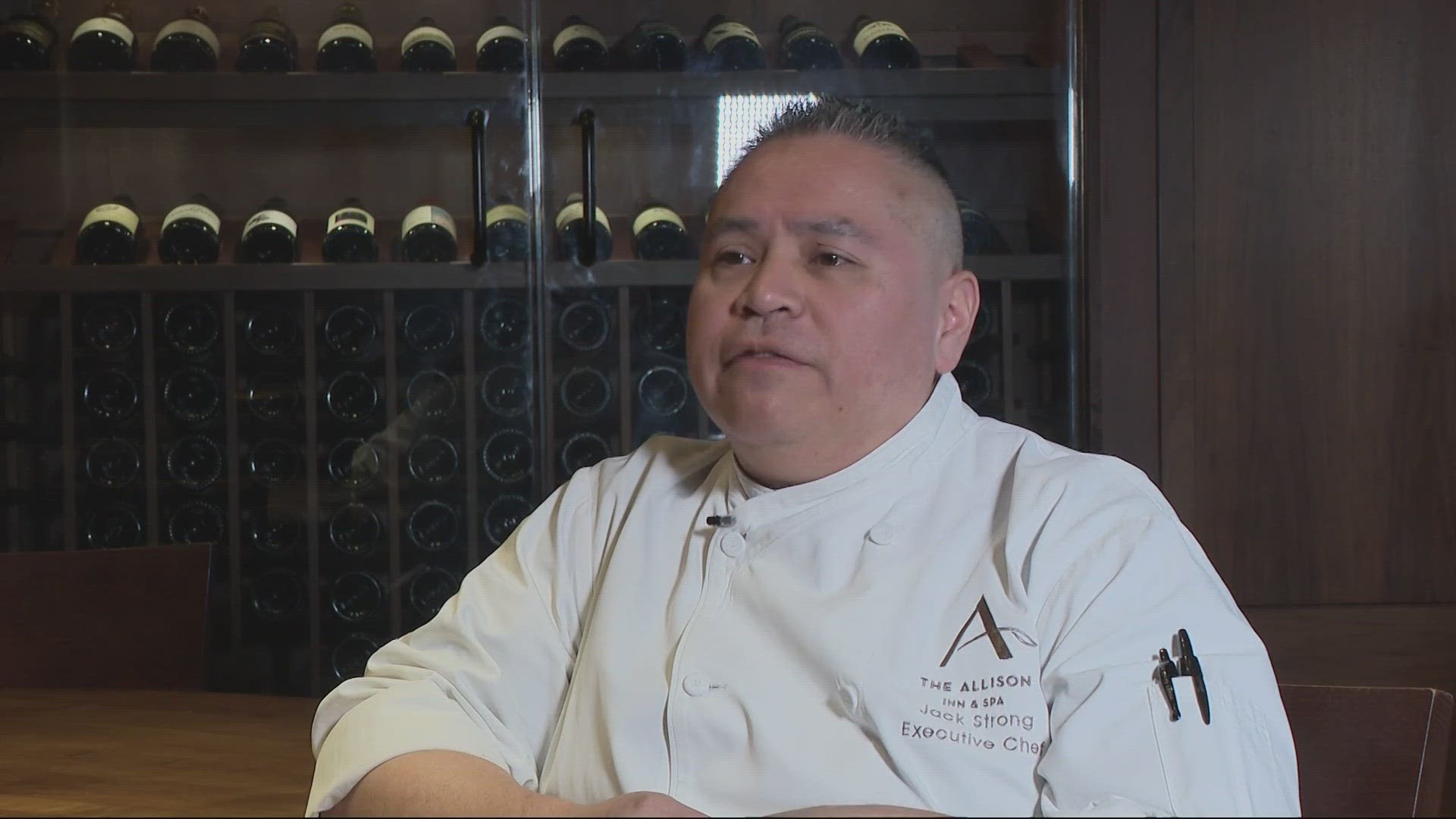At JORY inside Allison Inn, Jack Strong of the Confederated Tribes of Siletz Indians highlights his culture in his cuisine.