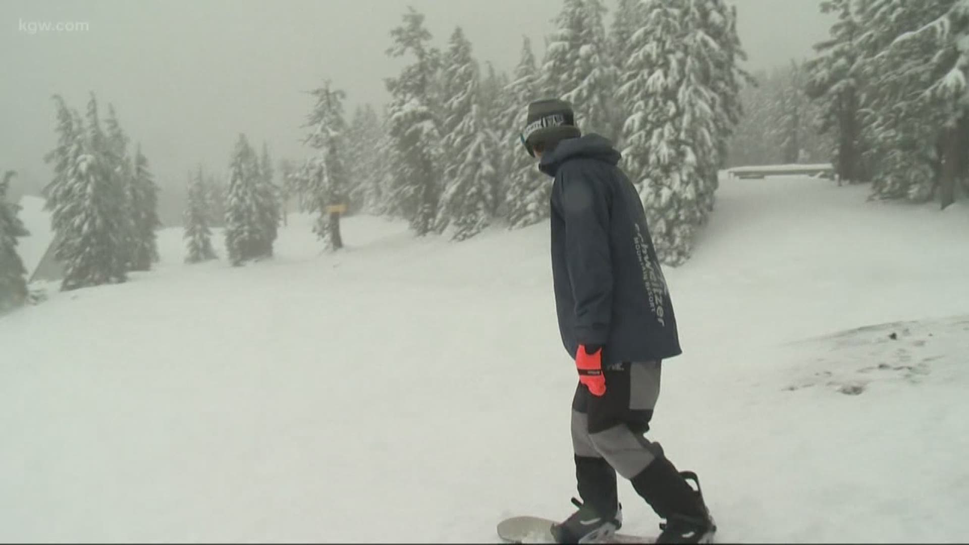 Sunday was a great day for skiers, snowboarders, and snow lovers. With enough snow on Mt. Hood, Timberline opened for one “preview day,” and people flocked to the mo