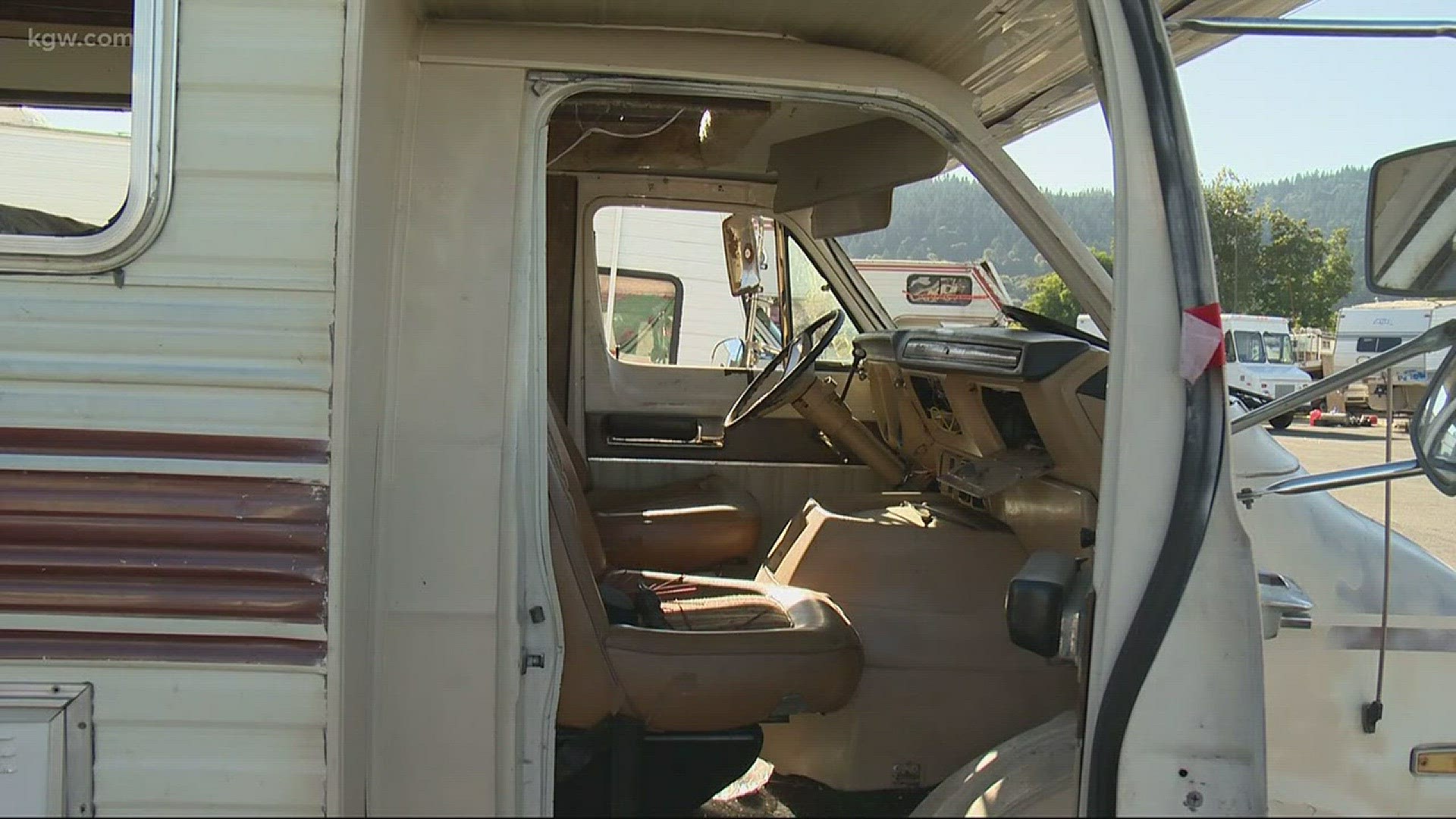 Derelict RVs stored in PPB evidence lot