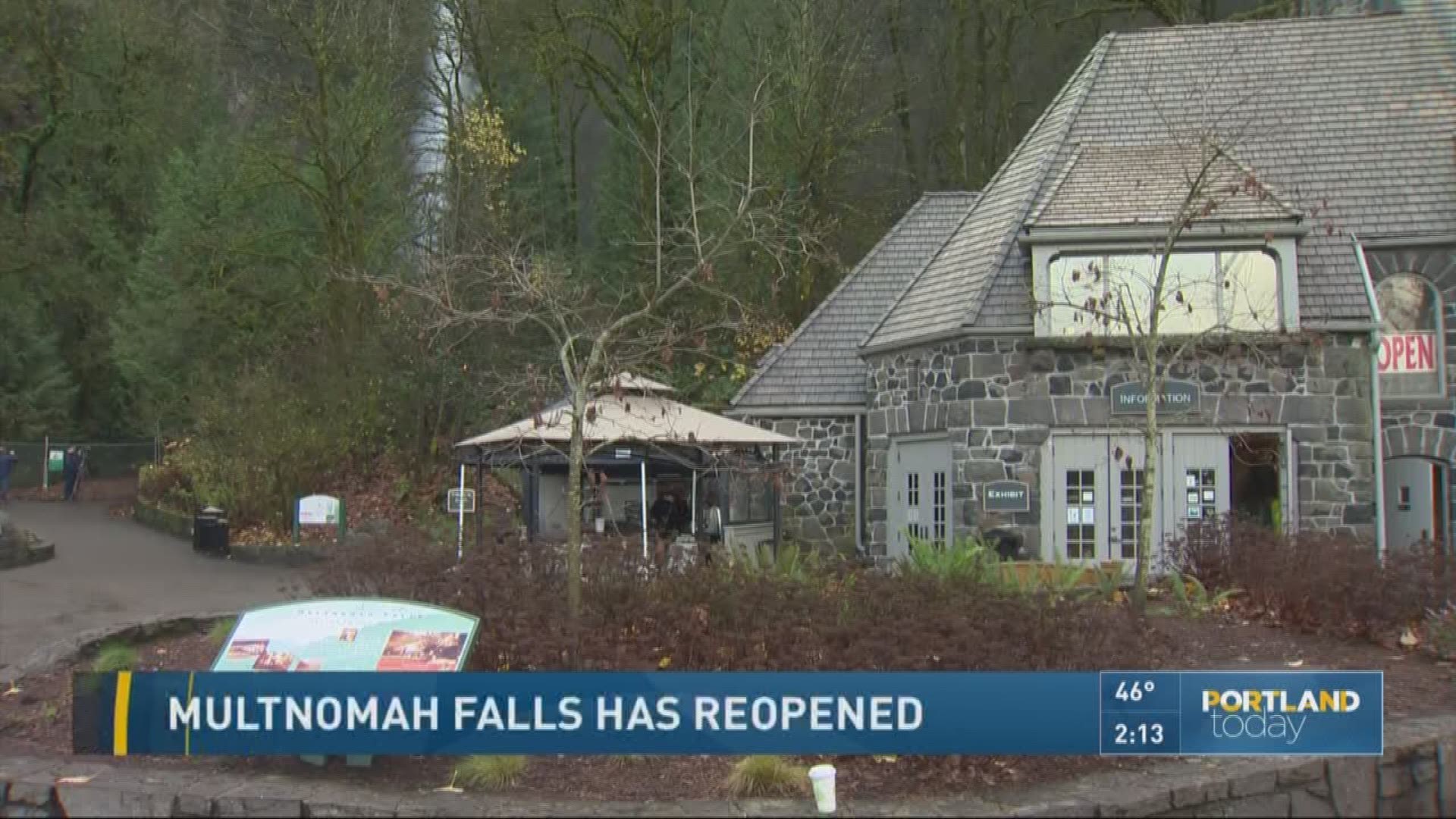 Multnomah Falls has reopened