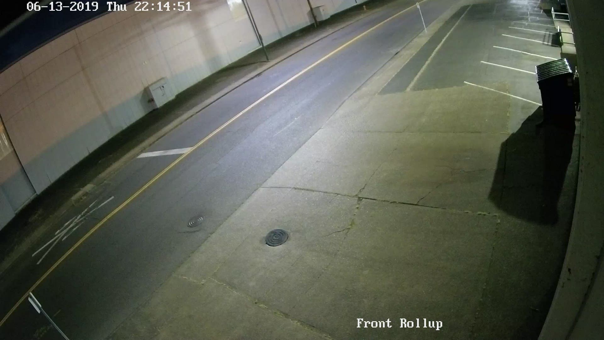 Three people were caught on video popping out of a manhole cover in Northwest Portland on June 13.