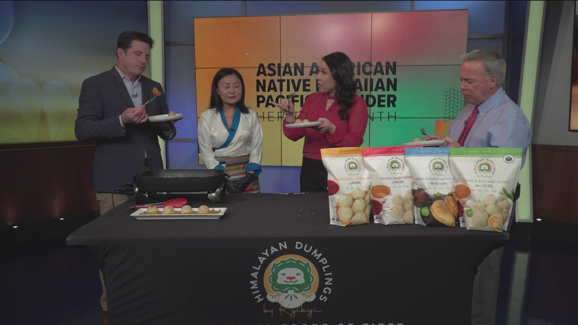 Owner Kyikyi visited KGW Sunrise to share her Tibetan culinary heritage. Tibetan dumplings are set apart by their thicker dough and larger size.