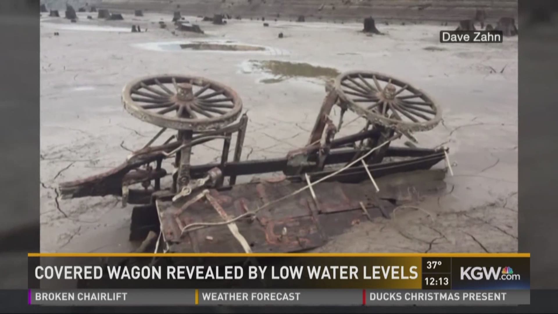 Detroit Lake wagon found