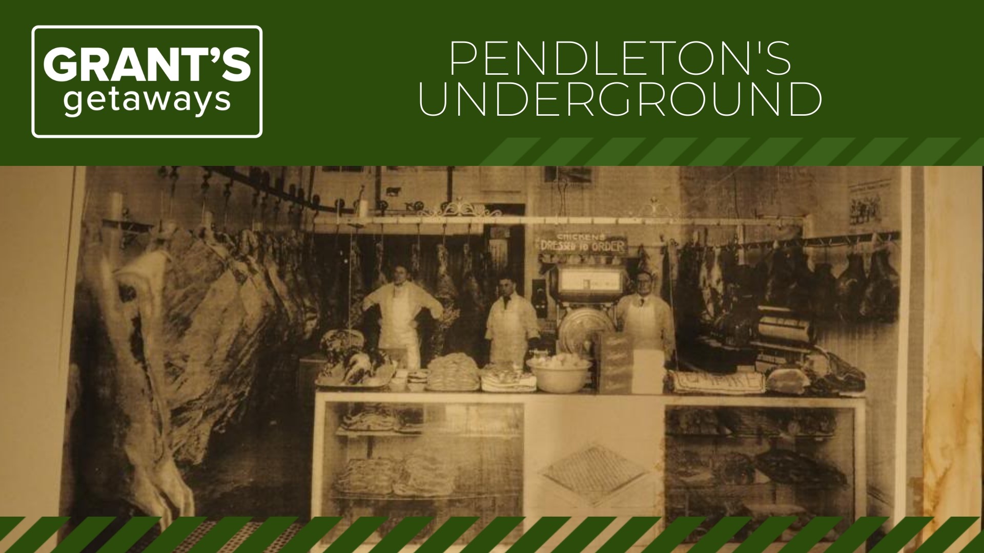 Eastern Oregon heritage is kept alive and legends live on in Pendleton, Oregon's historic underground. It was once the site of the city's seedier side.