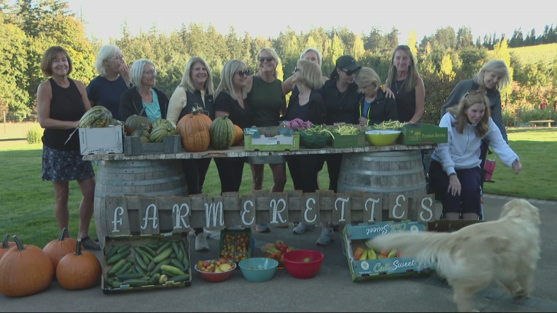 The ladies hope their efforts will inspire others with small growing spaces to donate extra produce they may have.