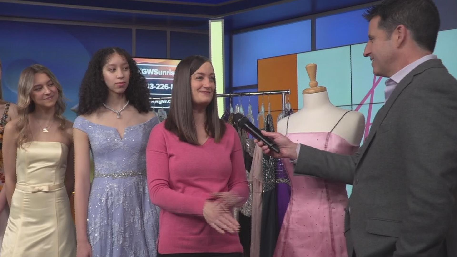 High school students have the chance to pick from thousands of free prom dresses at the Oregon Convention Center. KGW Sunrise got a preview of the giveaway.