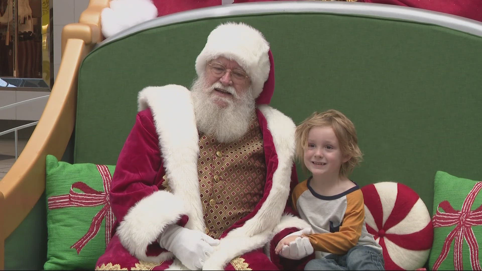 Mrs. Claus helped welcome Santa, along with the Christmas queen, reindeer and workshop elves.