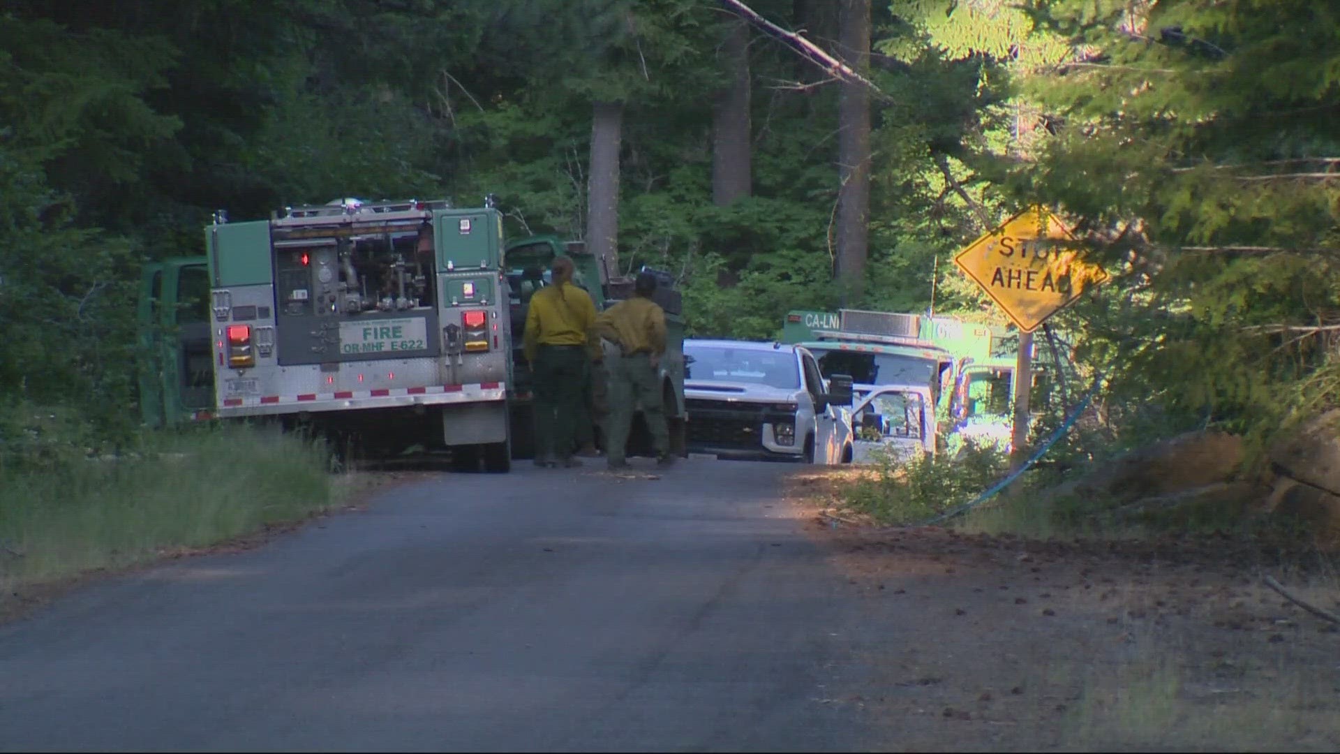 Level 3 evacuation orders have been in place since Saturday. The fire has since grown to 160 acres as of Monday afternoon, fire officials report.