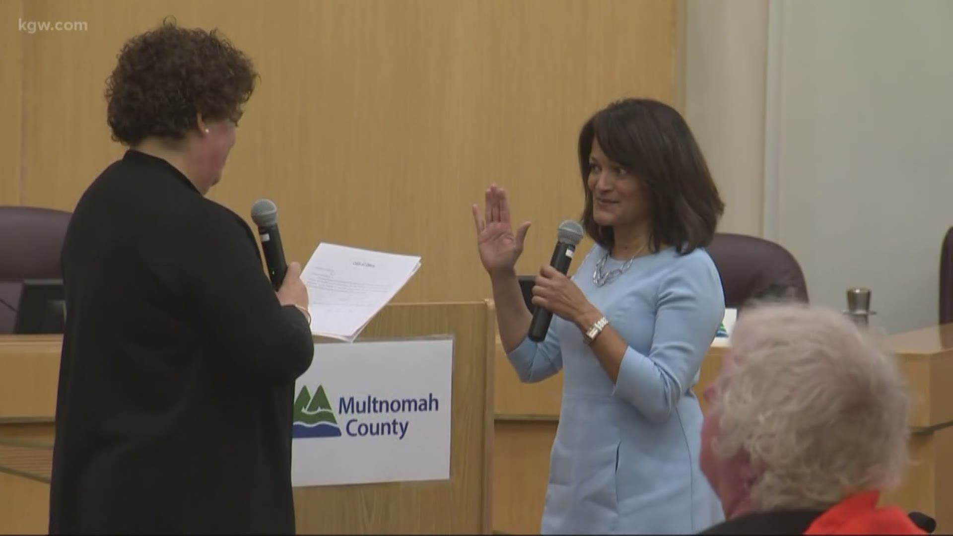 Susheela Jaypal was sworn-in Thursday as a Multnomah County Commissioner.