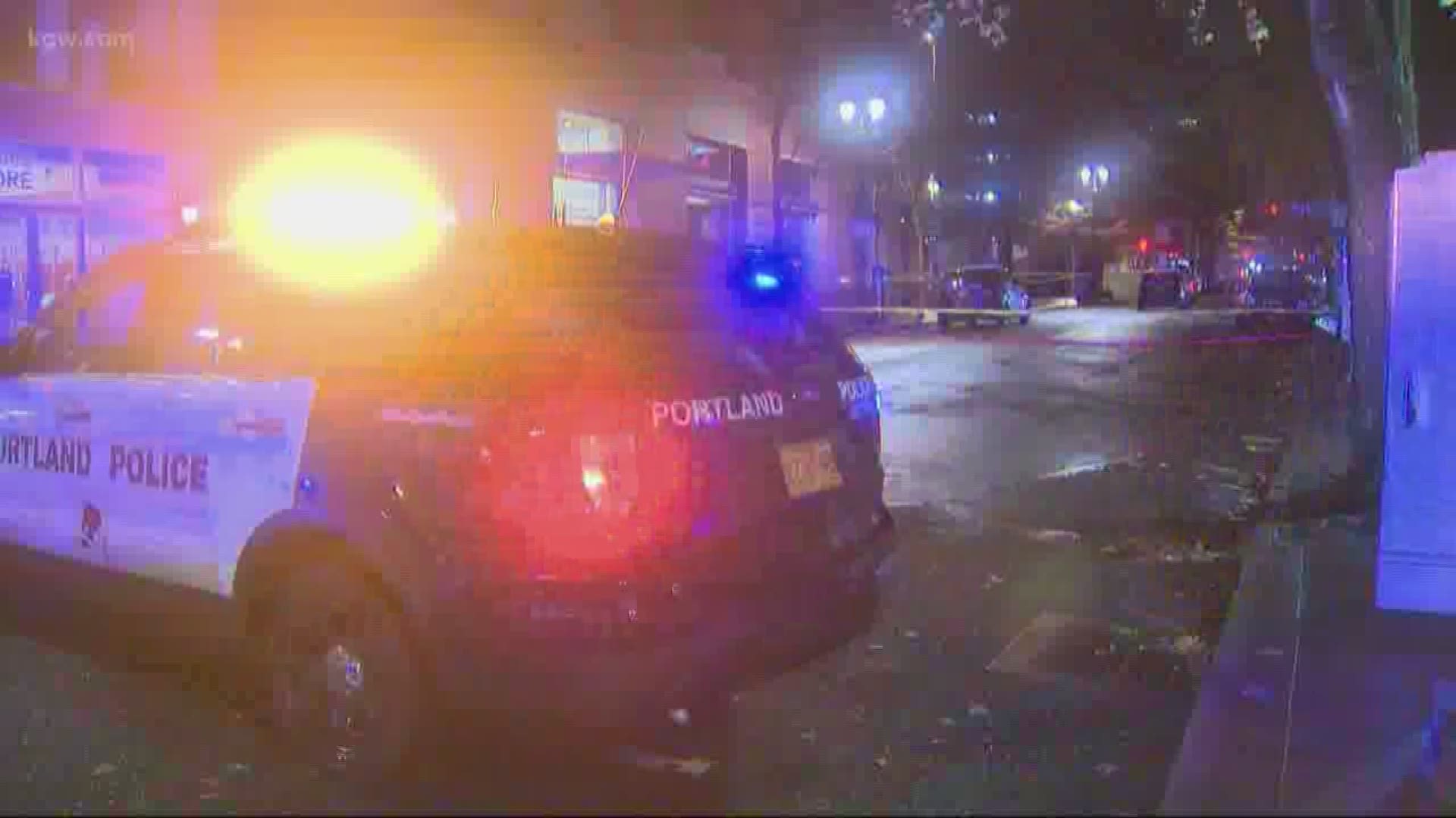 Police say a man has died after suffering some sort of medical event during a welfare check Thursday night in downtown Portland.