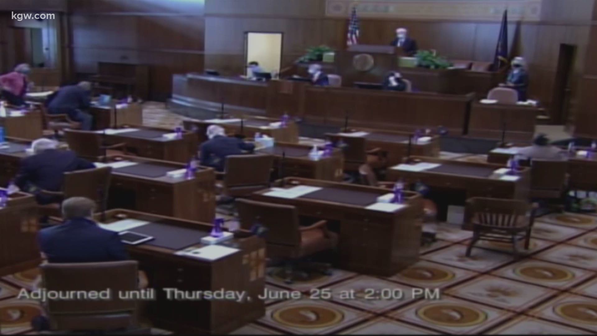 A special session is underway at the Oregon State Capitol. Tim Gordon has the latest.