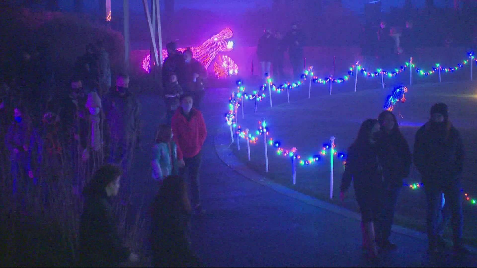 Holiday lights are back for the holiday season. The festivities are already in full swing at The Grotto and the Oregon Zoo.
