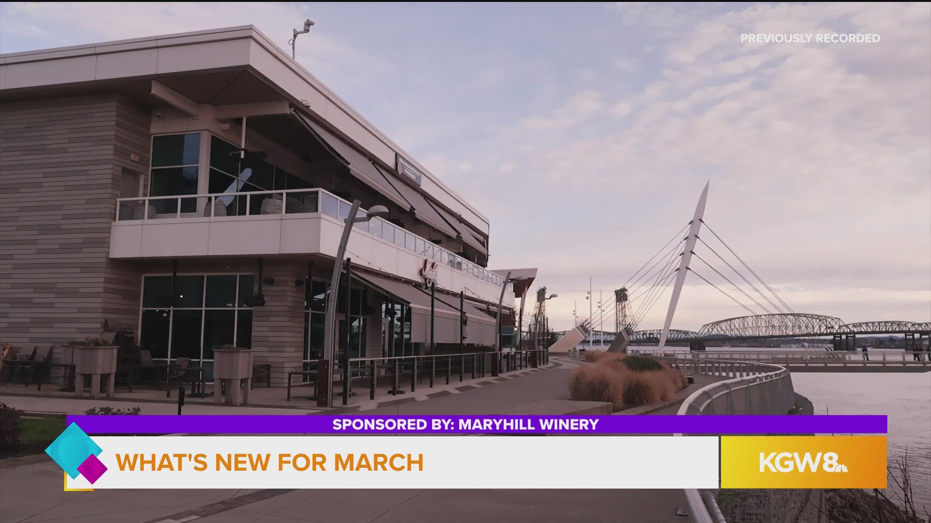 This segment is sponsored by Maryhill Winery