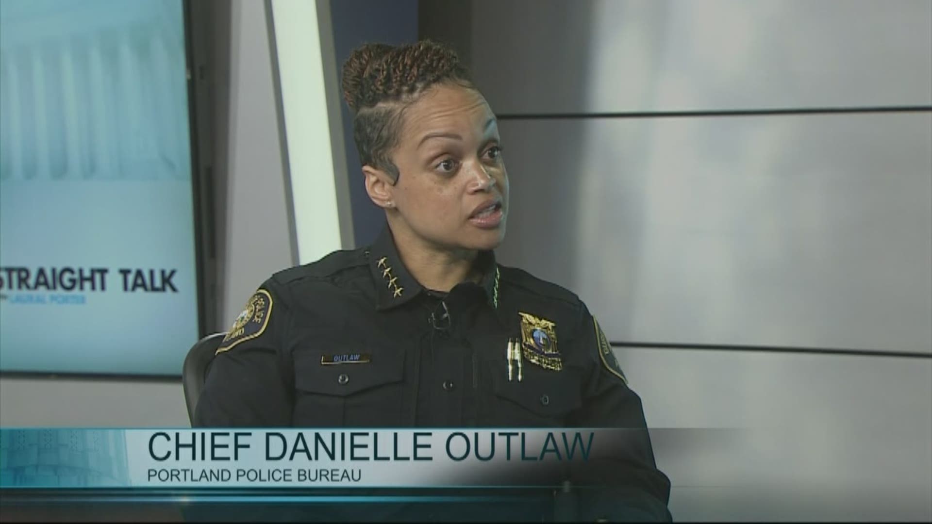 KGW's Cathy Marshall and Portland Police Chief Danielle Outlaw discuss Outlaw's first few months on the job.