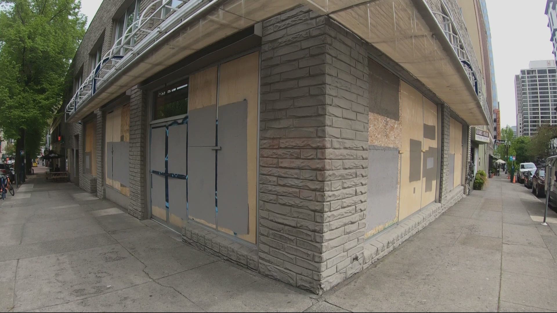 The Portland City Council has approved $250,000 for downtown small businesses. The money will help fix storefronts and clean spray paint left behind by riots.