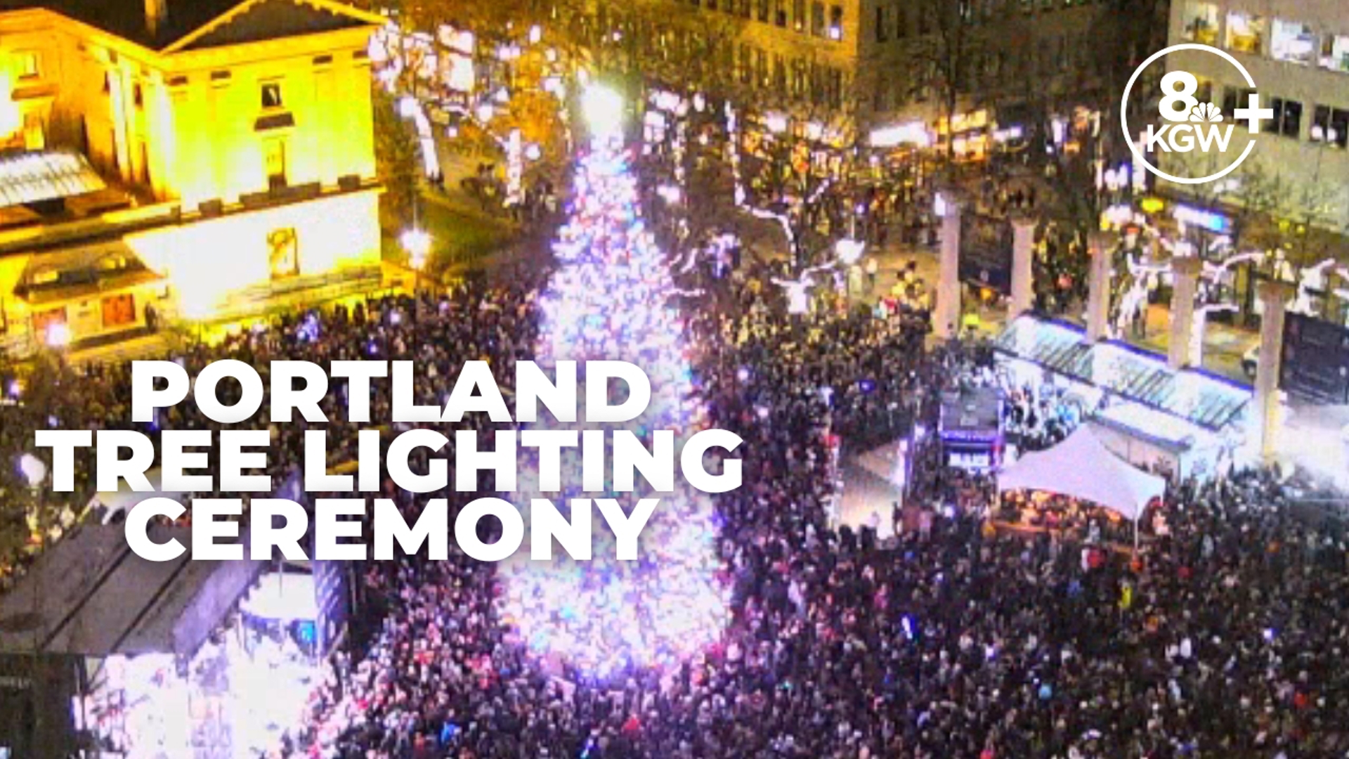 Watch now Portland tree lighting ceremony