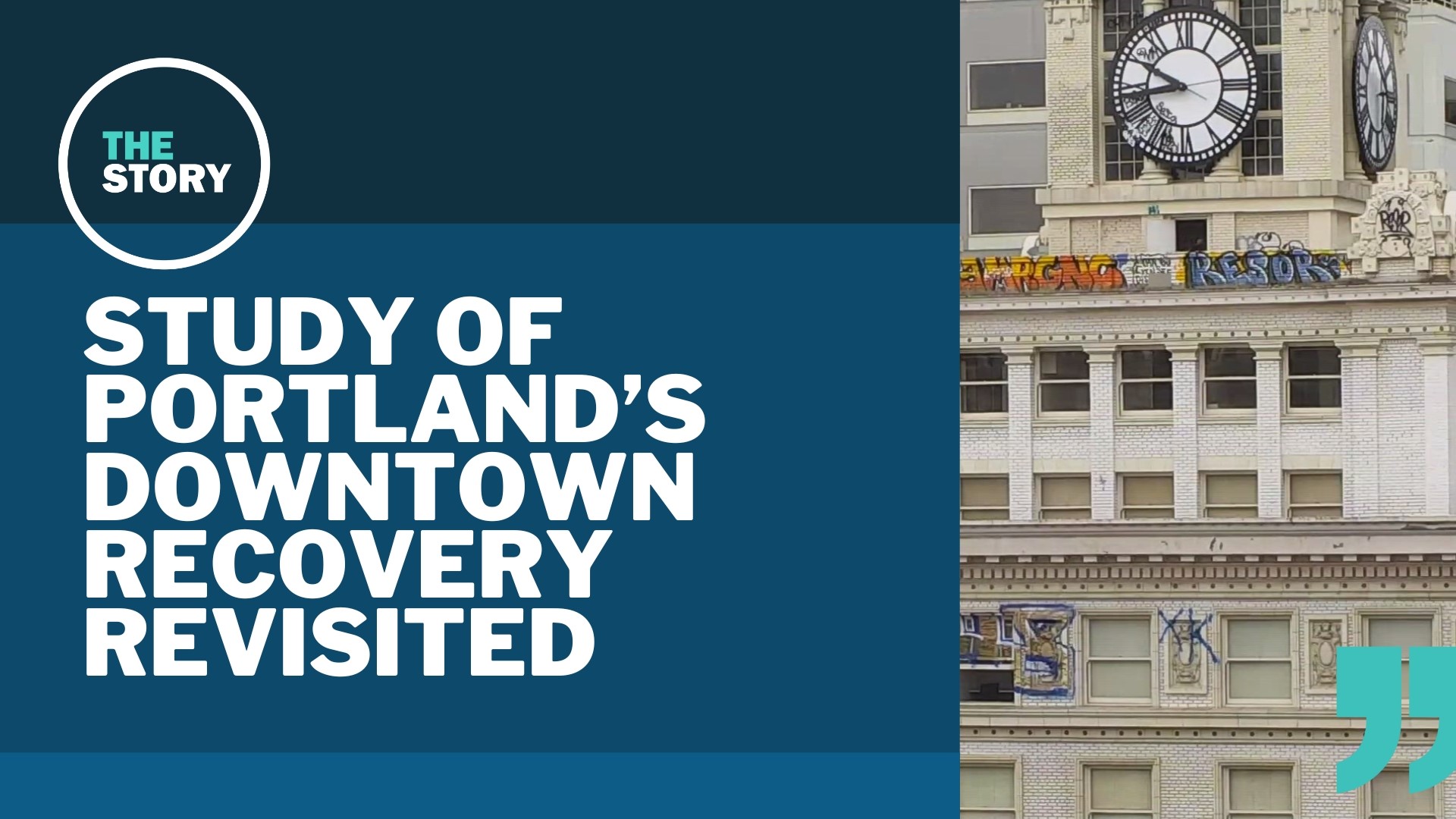 The study looked at part of downtown and found that foot traffic had plummeted. Now it has widened the area of the study to include more of the central city.