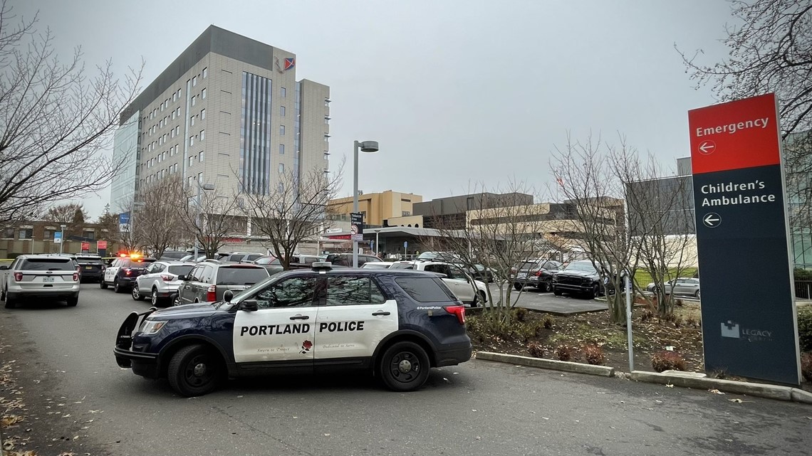Police respond after shooting outside Legacy Emanuel hospital