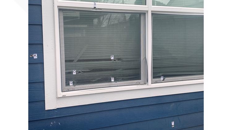 NE Portland home riddled with bullets on New Year's Day