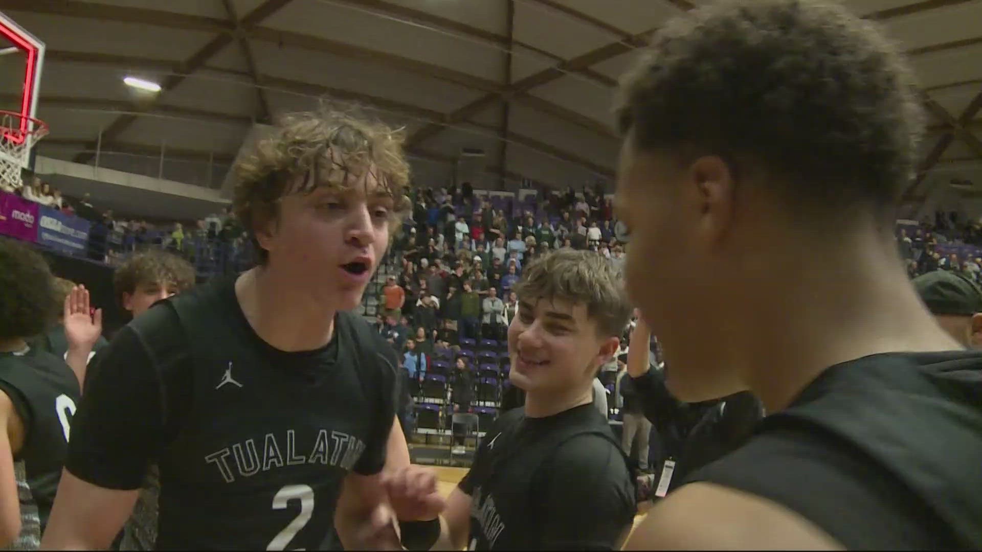 Tualatin beat West Linn to win the Oregon 6A boys basketball state championship.
