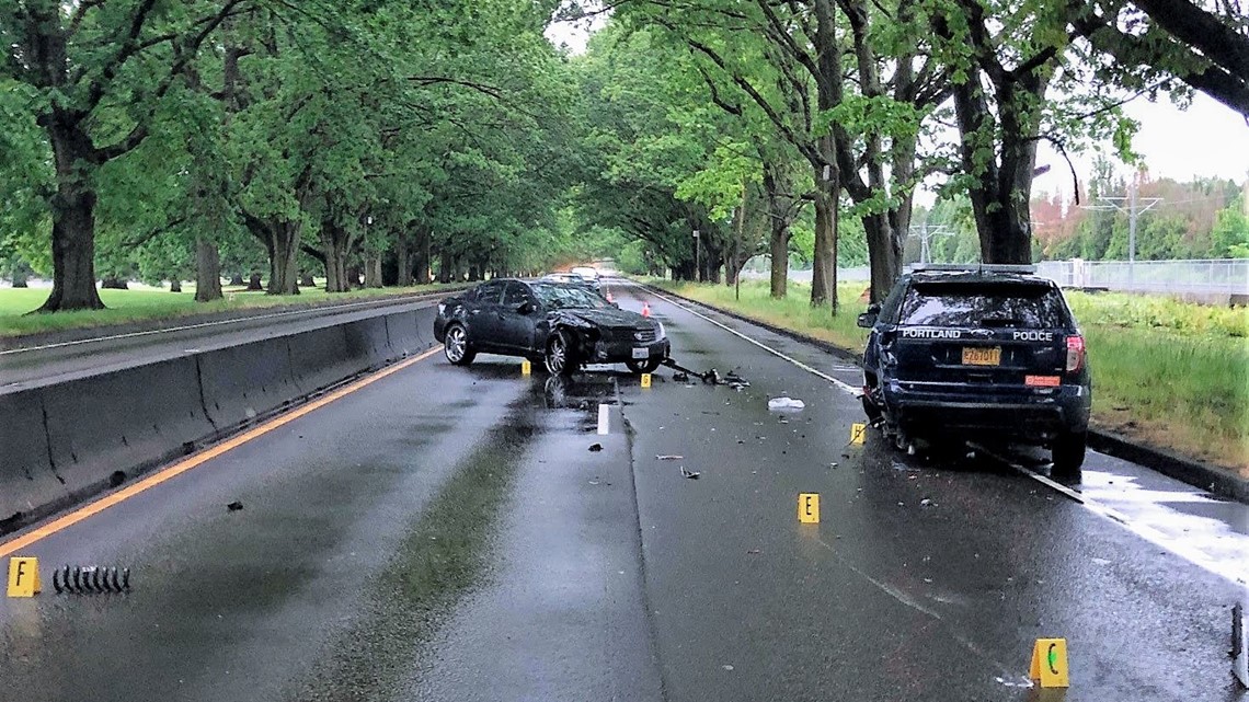 Impaired driver crashes into Portland police car, injures two officers ...