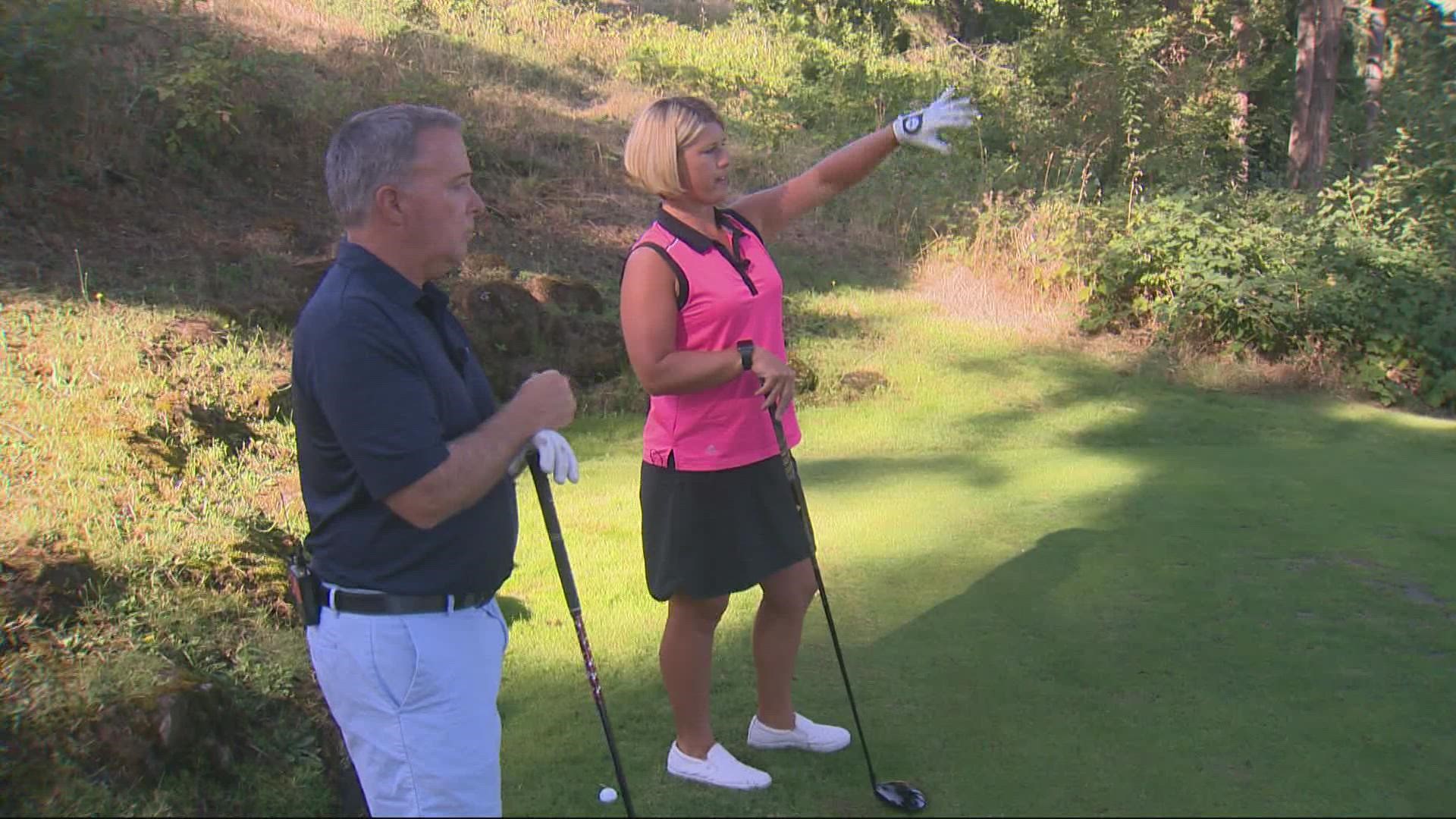 The longest-running non-major tournament on the LPGA Tour runs Thursday-Sunday at Oregon Golf Club in West Linn. KGW's Rod Hill recaps a recent day on the course.