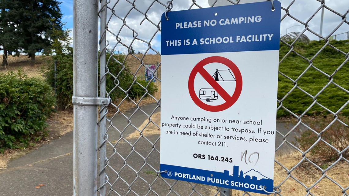 Homeless camps still block many routes to school in Portland