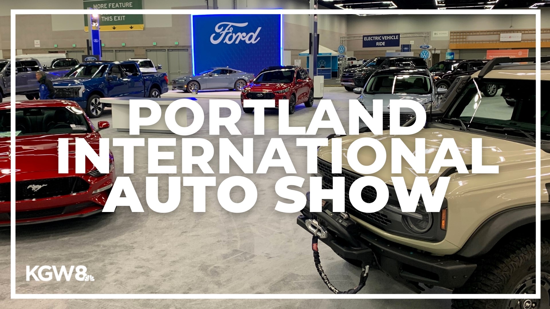 The show runs Feb. 2-5 at the Oregon Convention Center. Electric vehicles are a major feature of this year's event.