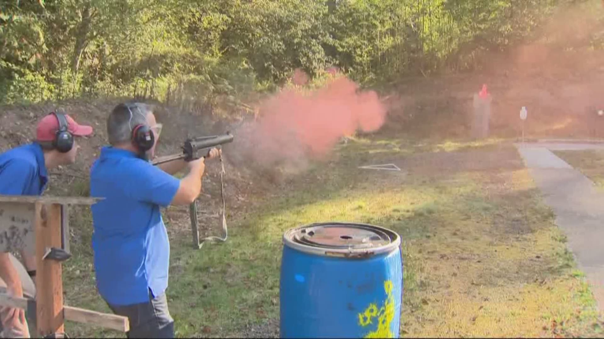FBI training: Rod goes to the shooting range