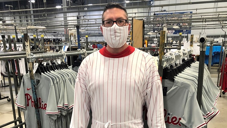 To fight coronavirus, MLB jersey maker will shift to masks and gowns -  pinstripes included 