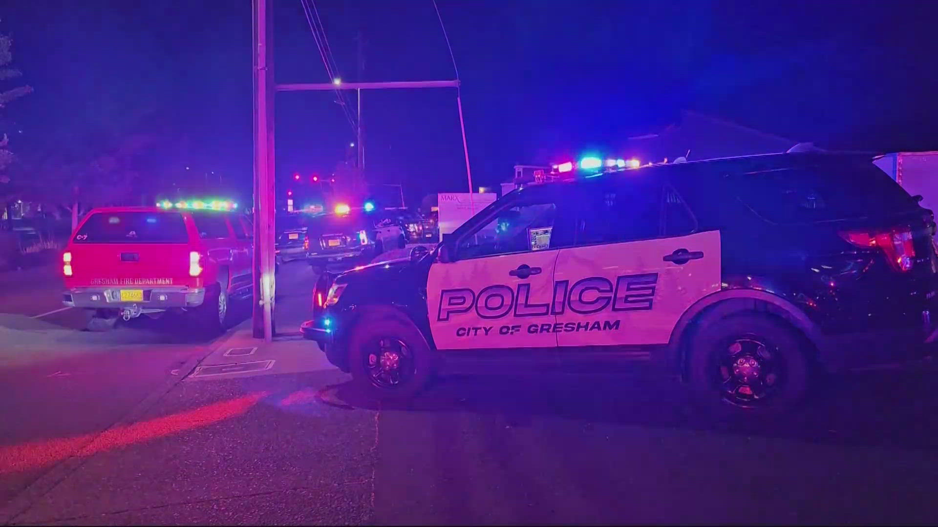 The shooting happened in the area of 186th Avenue and East Burnside Sunday night. A gas line was damaged during the shooting and residents were evacuated.