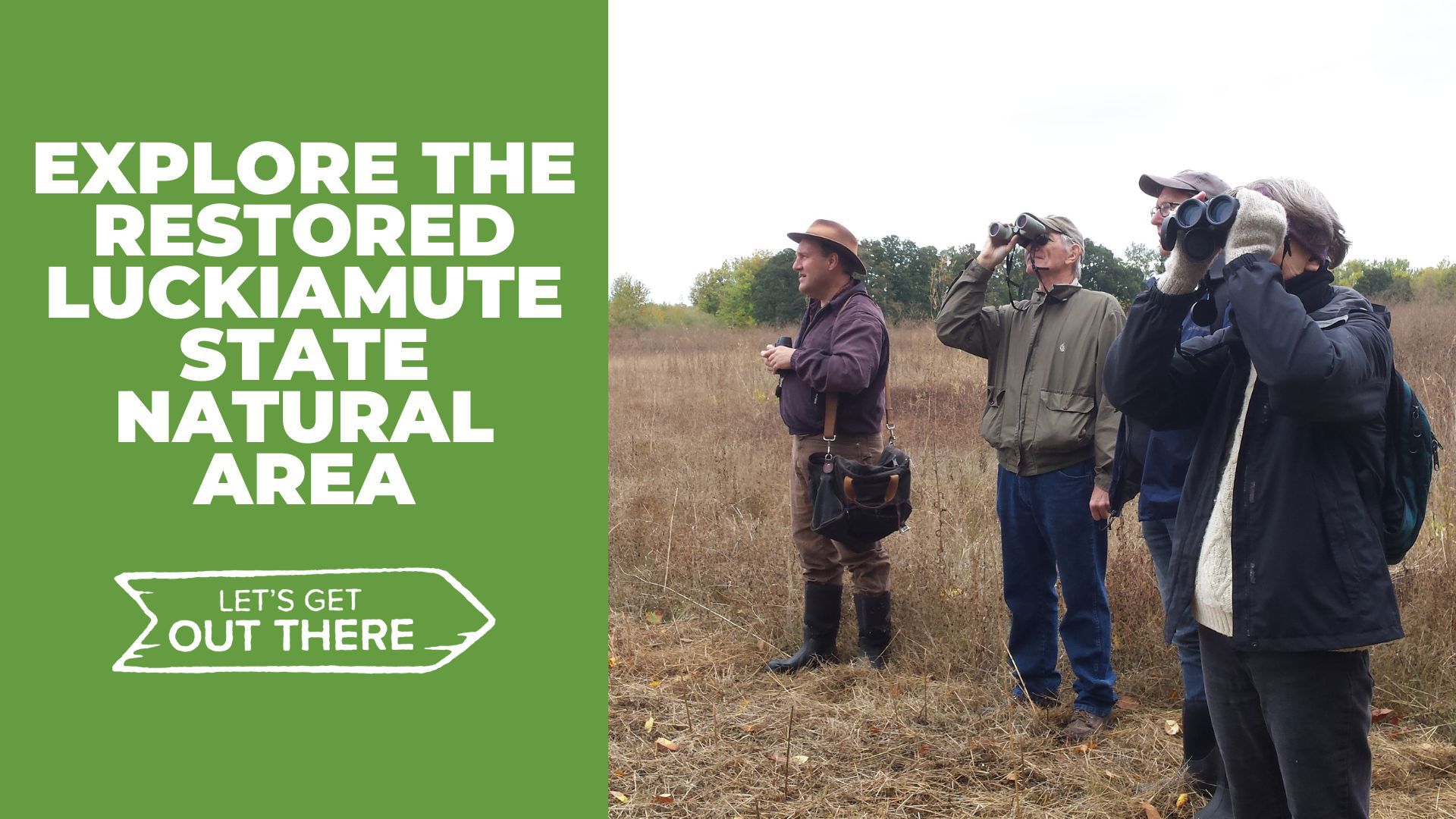 Once an old quarry, the area is going back to its roots of towering groves of oak trees and wildlife all around.