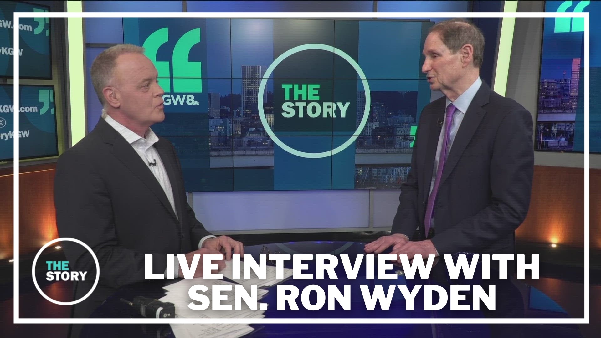Sen. Ron Wyden stopped by for a pretty wide-ranging and rapid-fire interview about what he's doing to help Oregonians while legislating out in Washington, D.C.