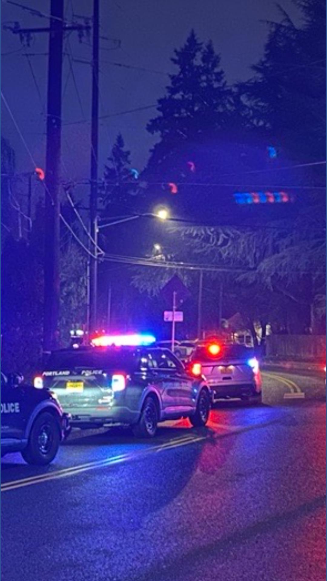 Two injured when car crashes into utility pole in Southwest Portland ...