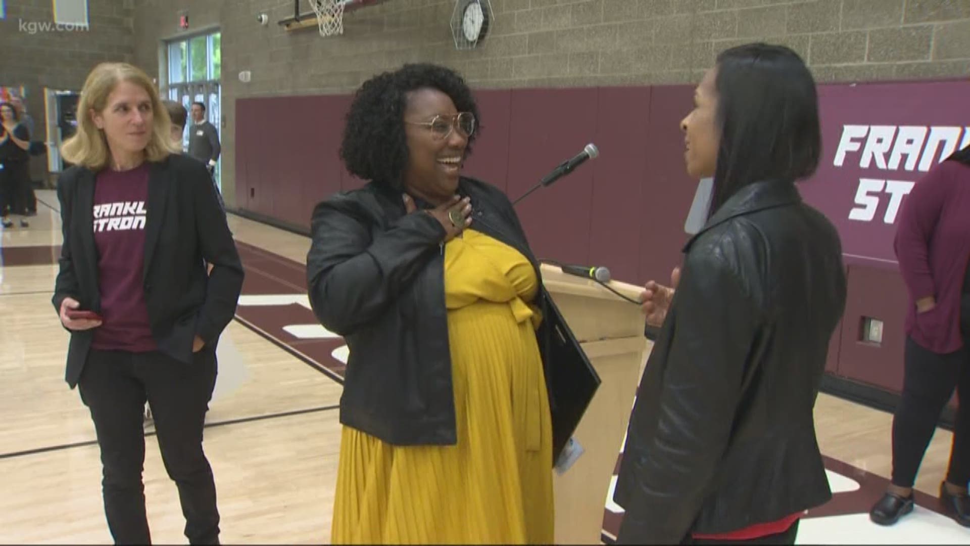 Surprise for Oregon teacher of the year