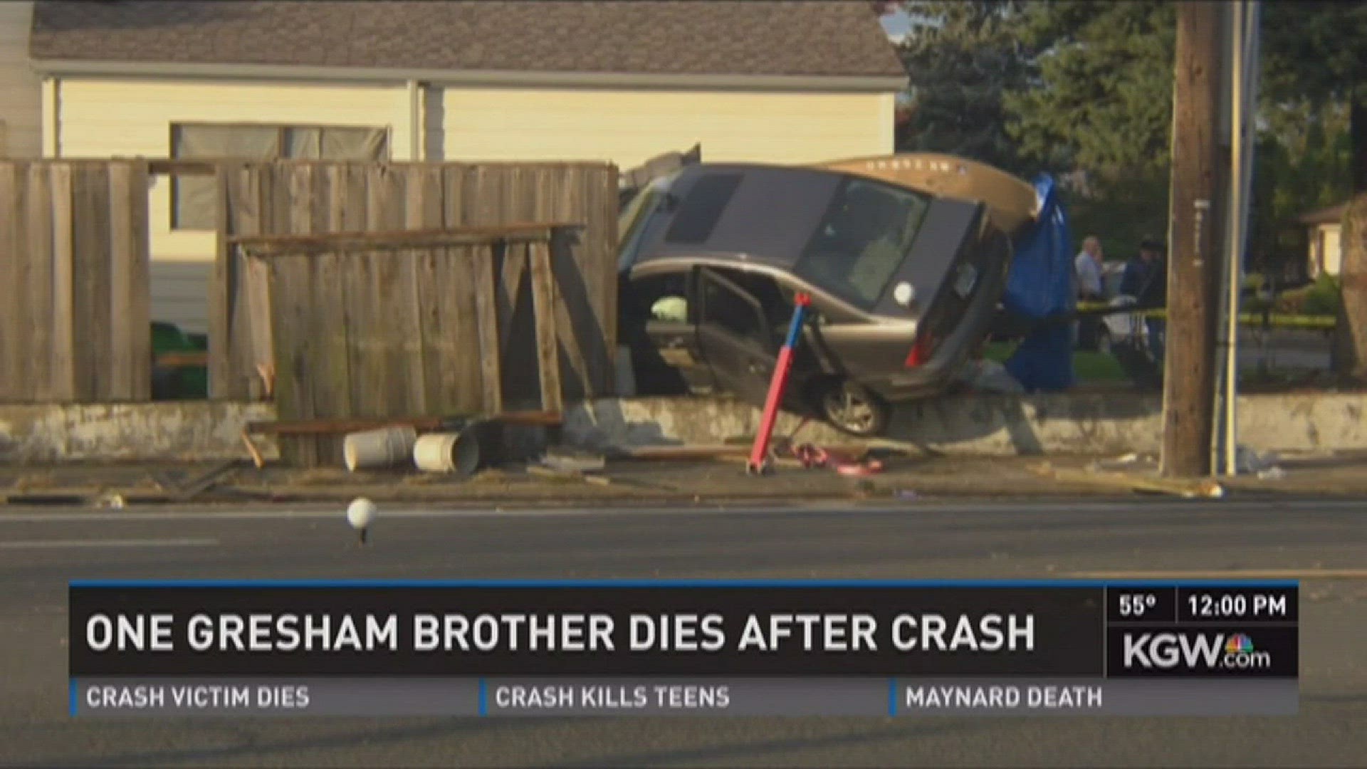 School provides counselors after Gresham brothers struck by car