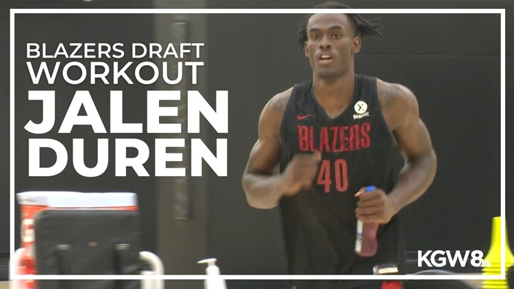 Blazers draft workout | Jalen Duren, Memphis center
