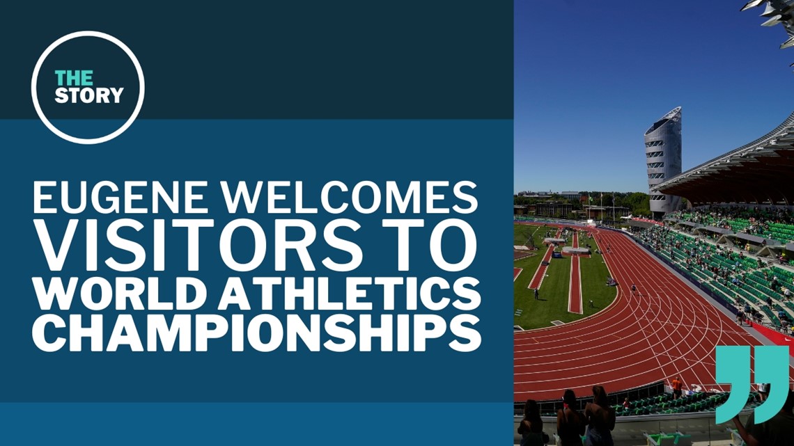 Eugene visitors for track and field world championships