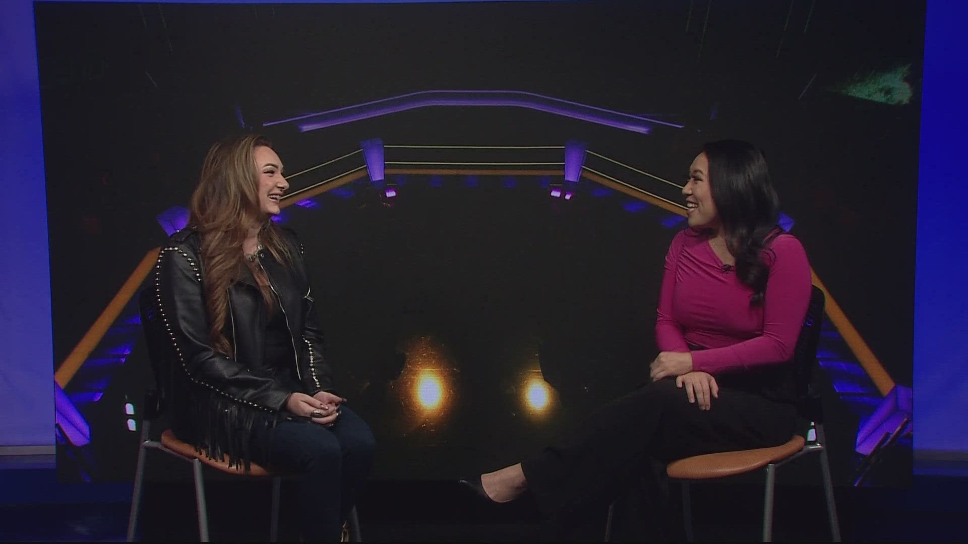 The Voice singer Jacquie Roar hails from North Plains, Oregon, so she stopped by the KGW studio to talk about how things are going for her in the competition.