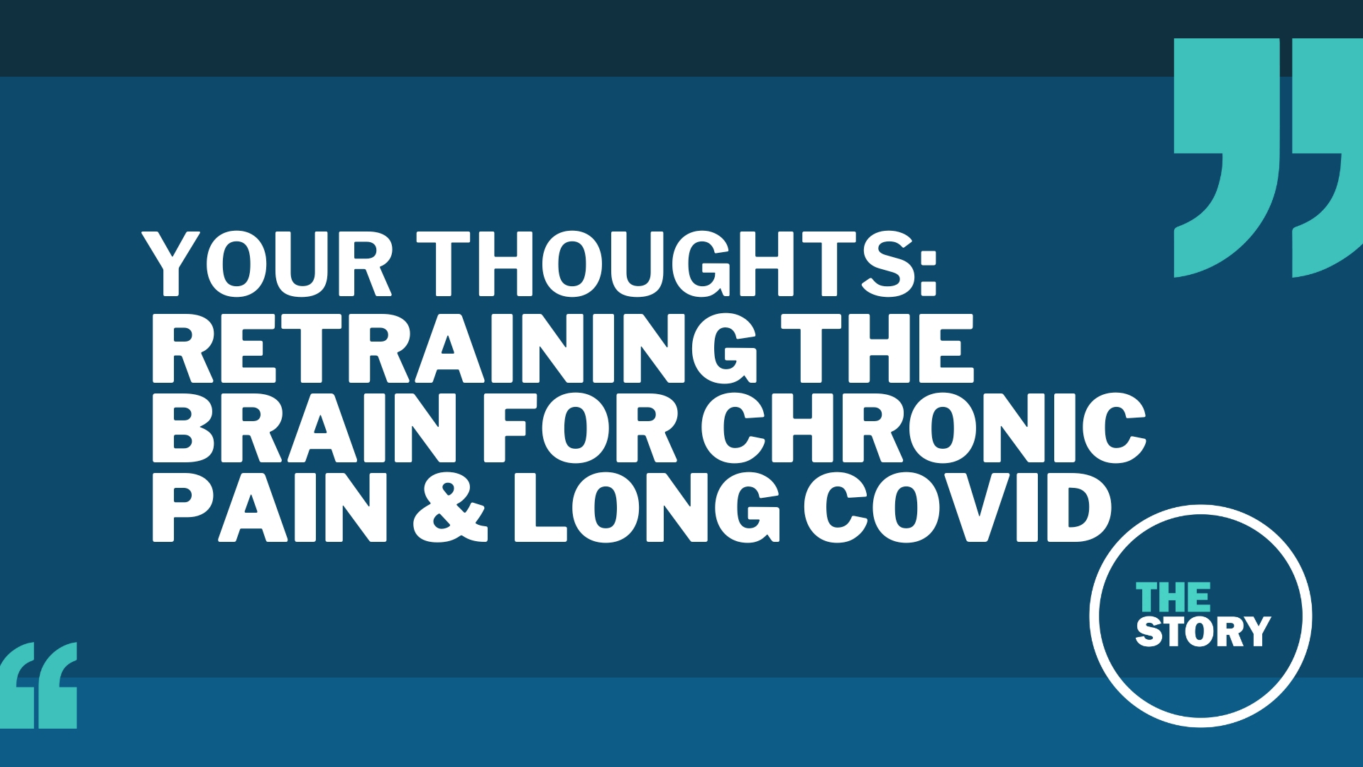 Yesterday, we talked about clinicians using "pain reprocessing therapy" to help patients rethink illness with no discernible cause. Here's what you had to say.