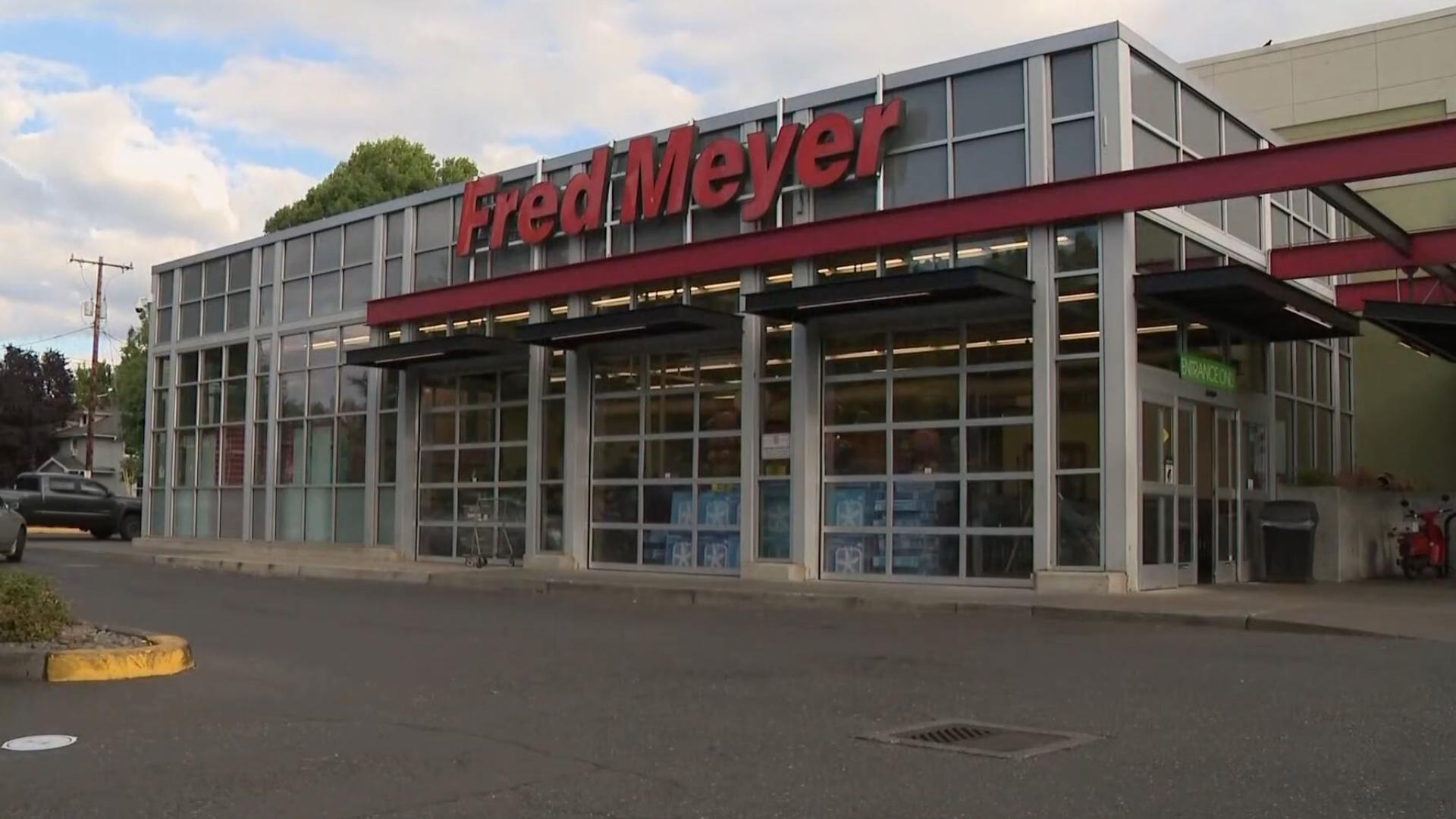Officers were called to the Fred Meyer on Southeast Hawthorne Boulevard on reports that a man had inappropriately touched a 10-year-old girl, then fled.