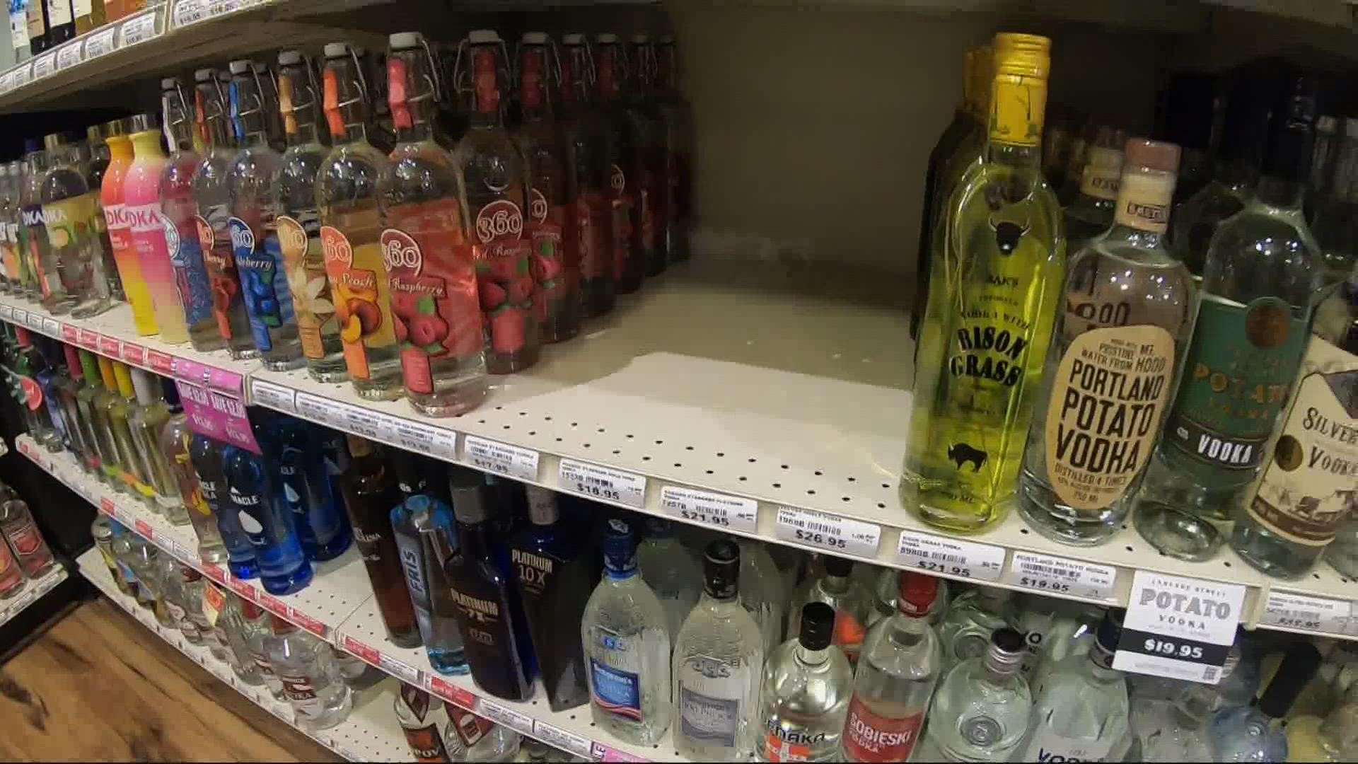 OLCC sent out messaging to all Oregon liquor stores to cease selling Russian-made spirits in support of Ukraine.