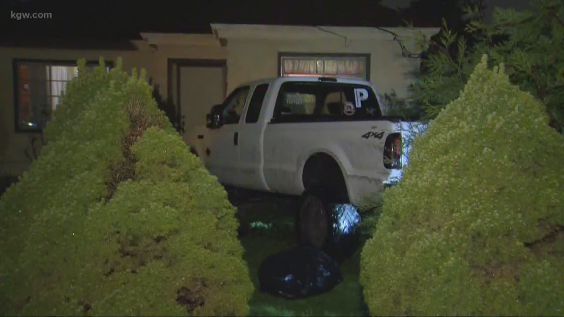 A truck theft lead to a shooting, crash and standoff in Southeast Portland.