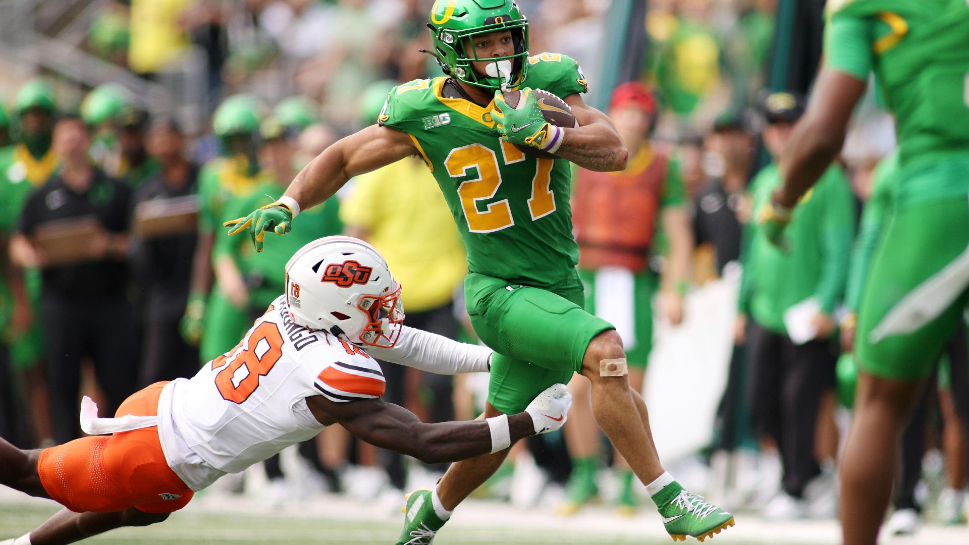 State Below Oregon No. 6 Oregon routs Oklahoma State 69-3 | kgw.com